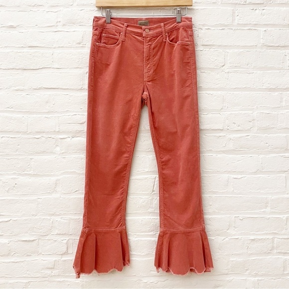 MOTHER || The Cha Cha Chew Corduroys Jeans Hopscotch Pink 28 - Picture 1 of 13